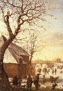 AVERCAMP, Hendrick Winter Landscape  ggg oil painting on canvas